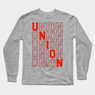 Minimalist Union Square Design: Classic Design for the Bold & United! Long Sleeve T-Shirt